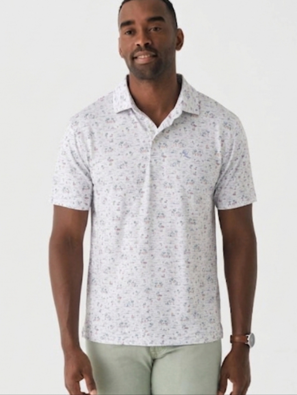 Rhoback The Aloha Polo Shirt Large